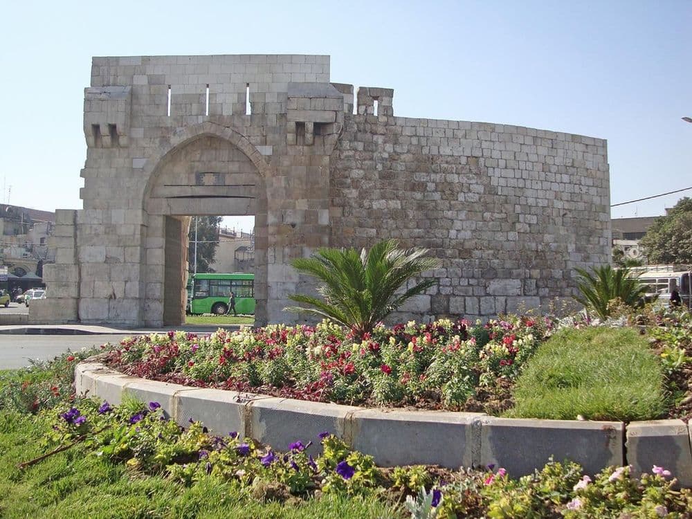 The remains of Bab Touma
