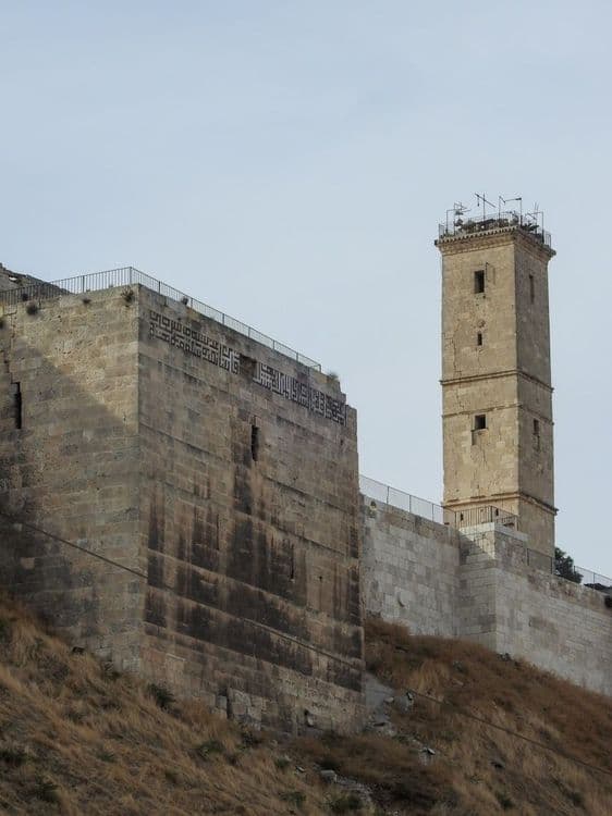 عرض الصوت والضوء في قلعة حلب الكبرى
